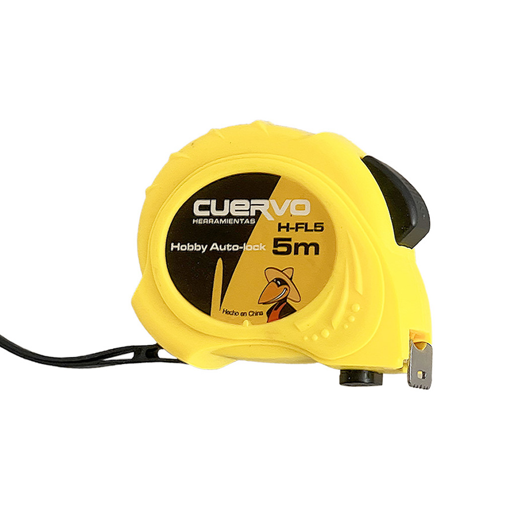 Flexómetro 5m X 19 mm Hobby Autolock - Cuervo