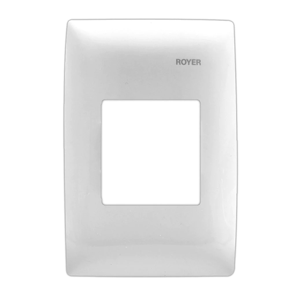 Placa 3 ventana royer 100 blanco