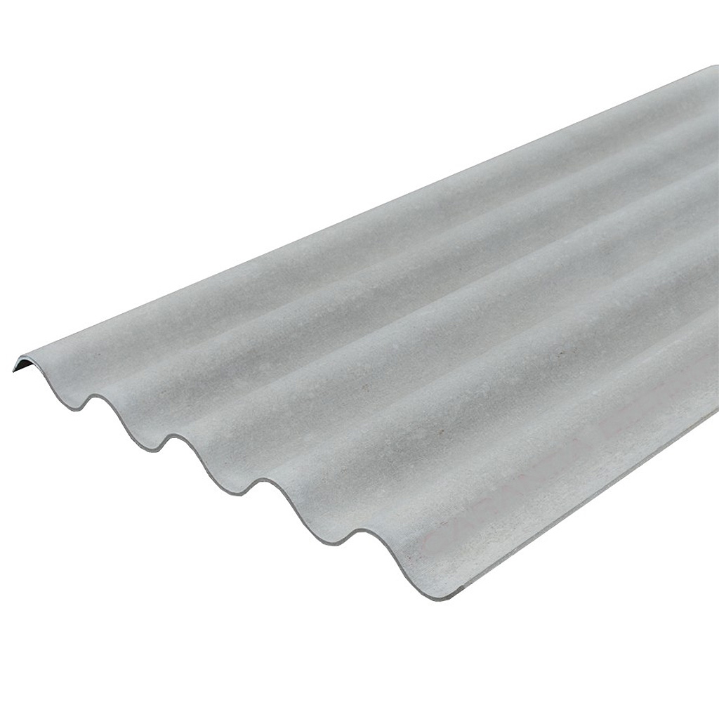 Lámina de fibrocmento P7 - 6 ondas gris - 2.60 m