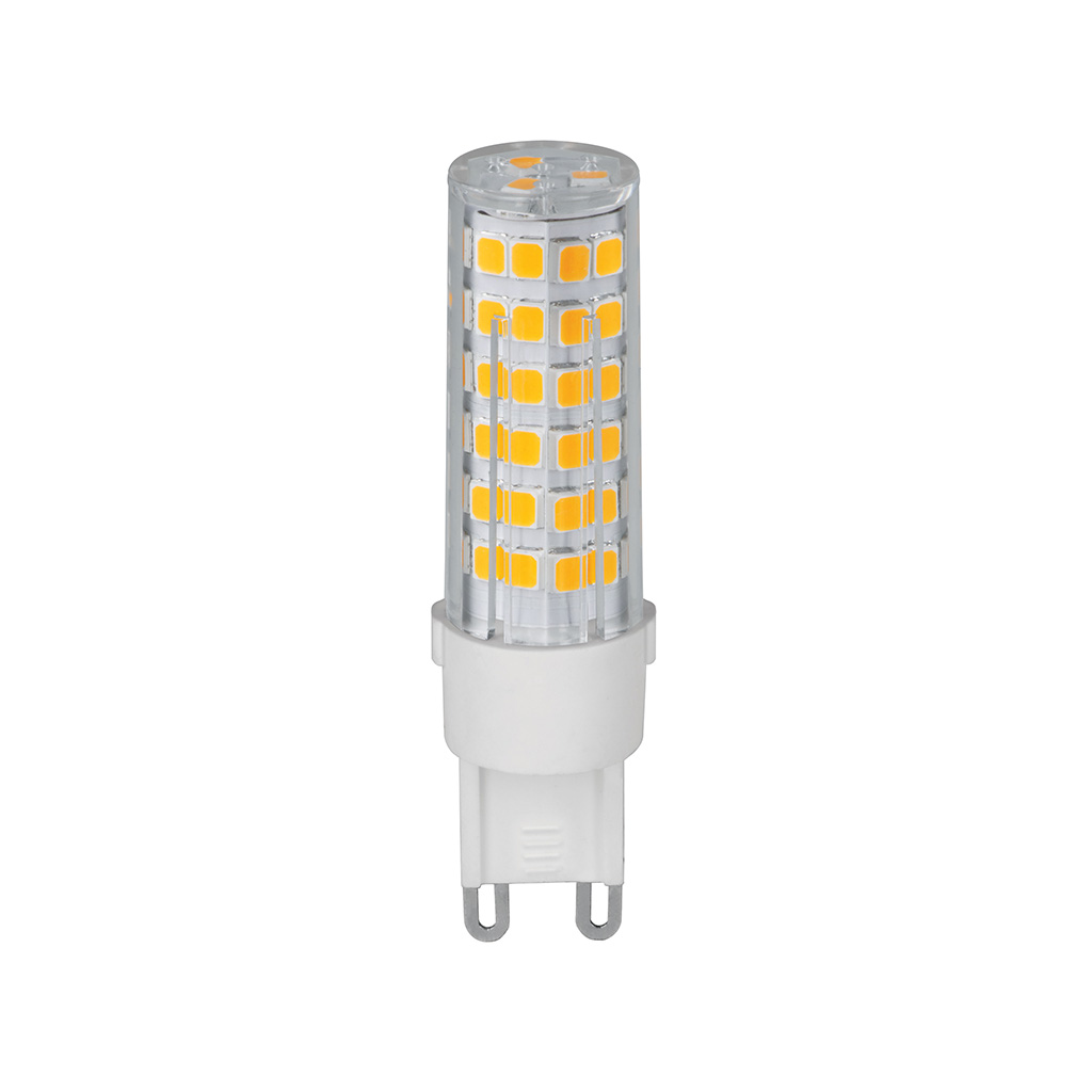 Lámpara de LED, 4 W, base G9, foco cápsula, luz cálida