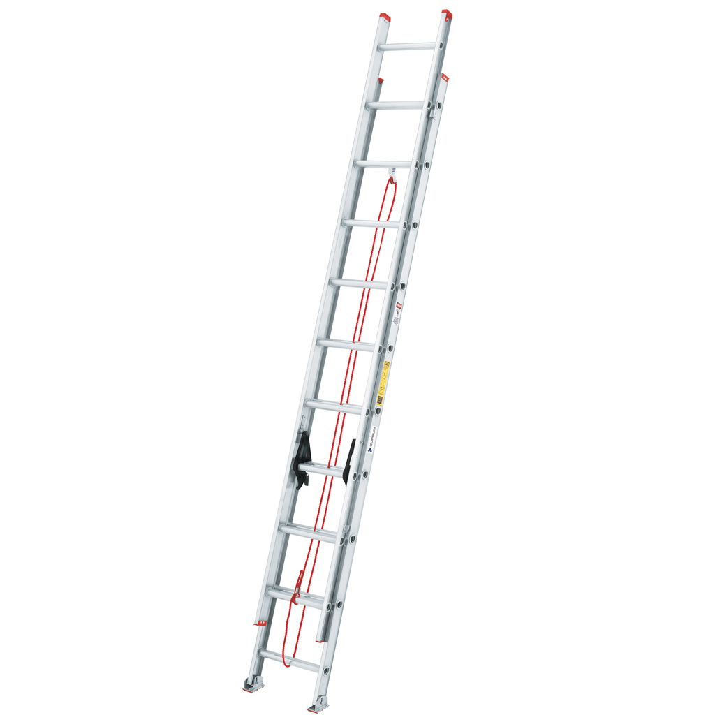 Escalera de extensión de aluminio - 20 pies, 5.18m - 150 Kg Tipo III