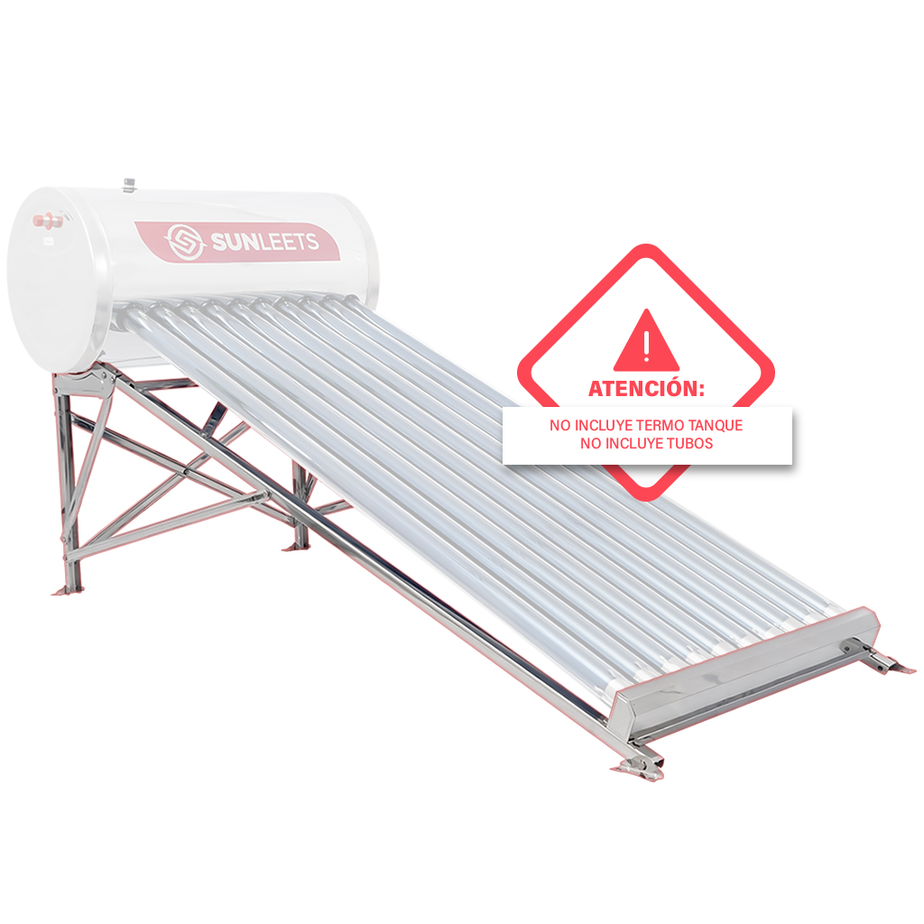 Base metálica para calentador solar 10 Tubos - SUNLEETS