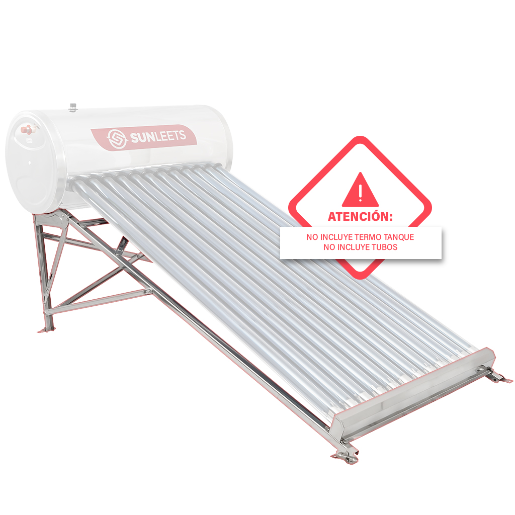 Base metálica para calentador solar 12 Tubos - SUNLEETS