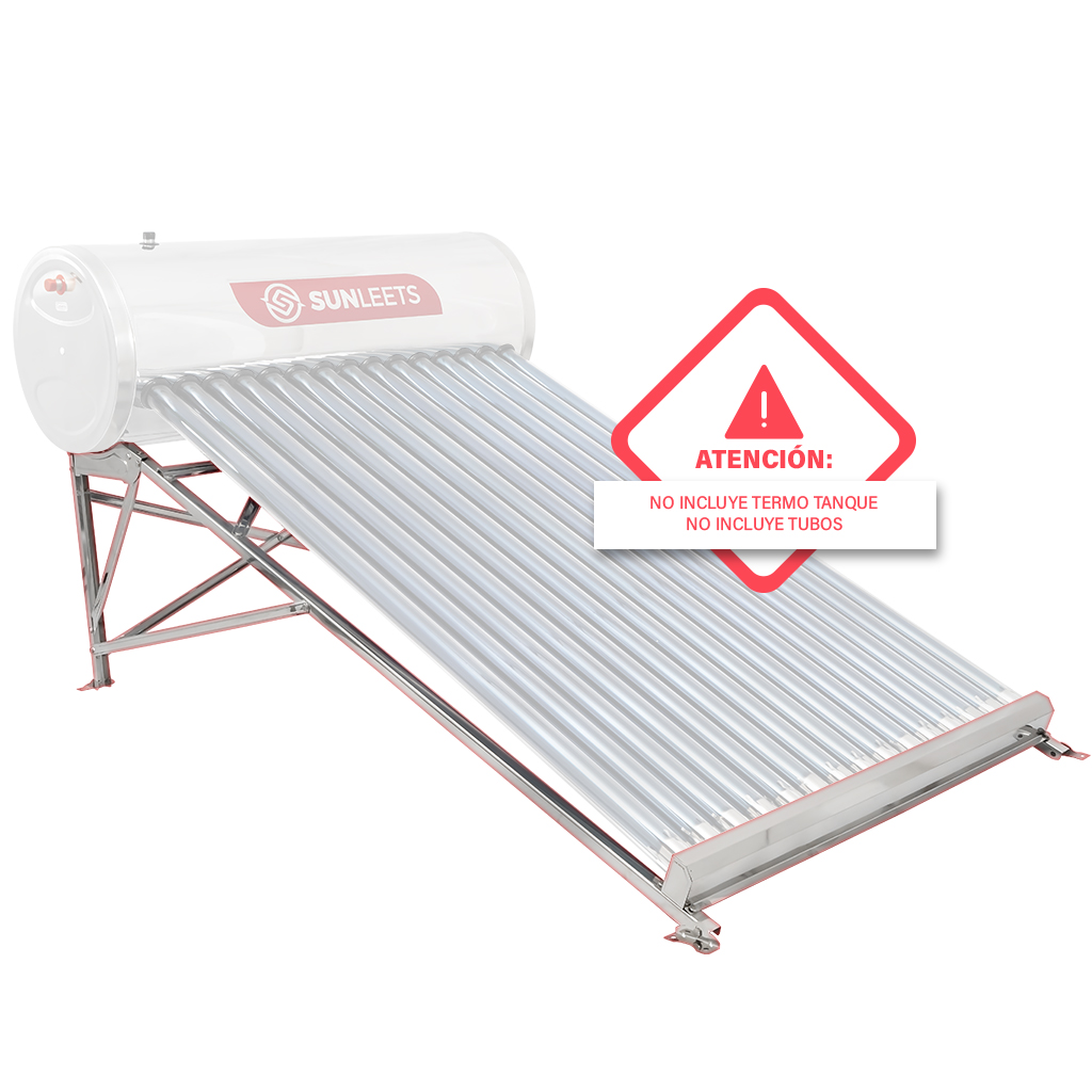 Base metálica para calentador solar 15 Tubos - SUNLEETS