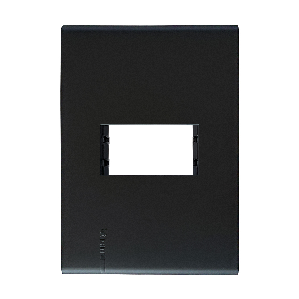 Placa Modus Pro 1 módulo con chasis negro mate