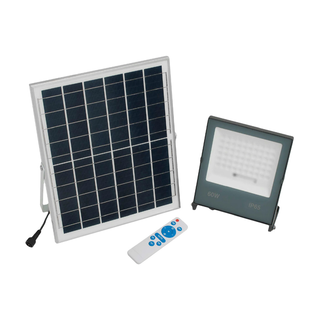 Reflector solar Led 60W 6500k Gris