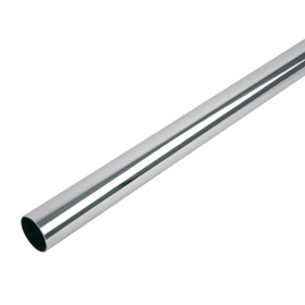 Tubo redondo cromado para closet