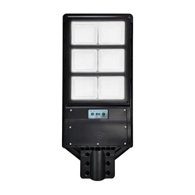Lámpara Solar LED, Exteriores, Luz de Día, 60W, Negro