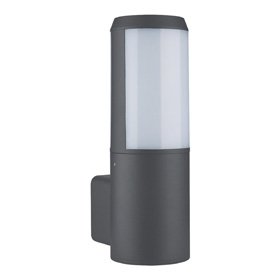 Luminaria de pared cilindro gris - E26